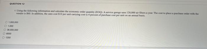 please answer both Aggregate planning is capacity