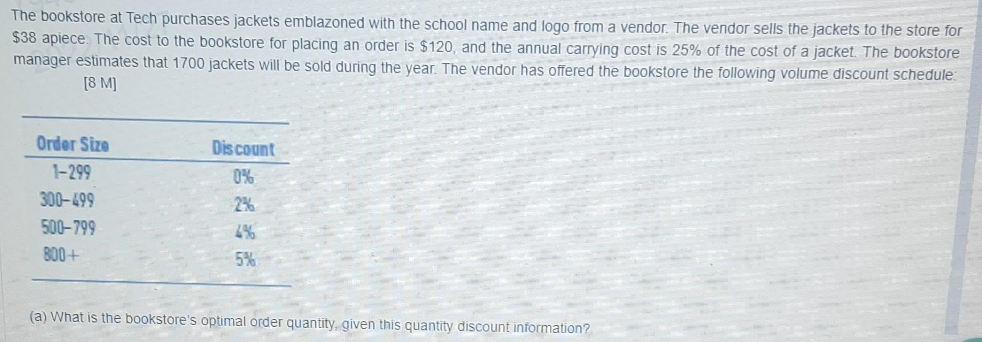 The bookstore at Tech purchases jackets