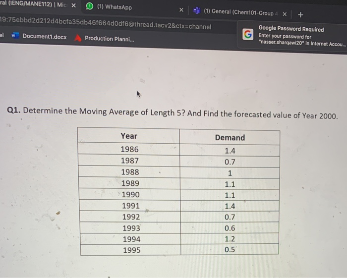 (ENG/MANE112) | Mic x (1) WhatsApp X (1) General
