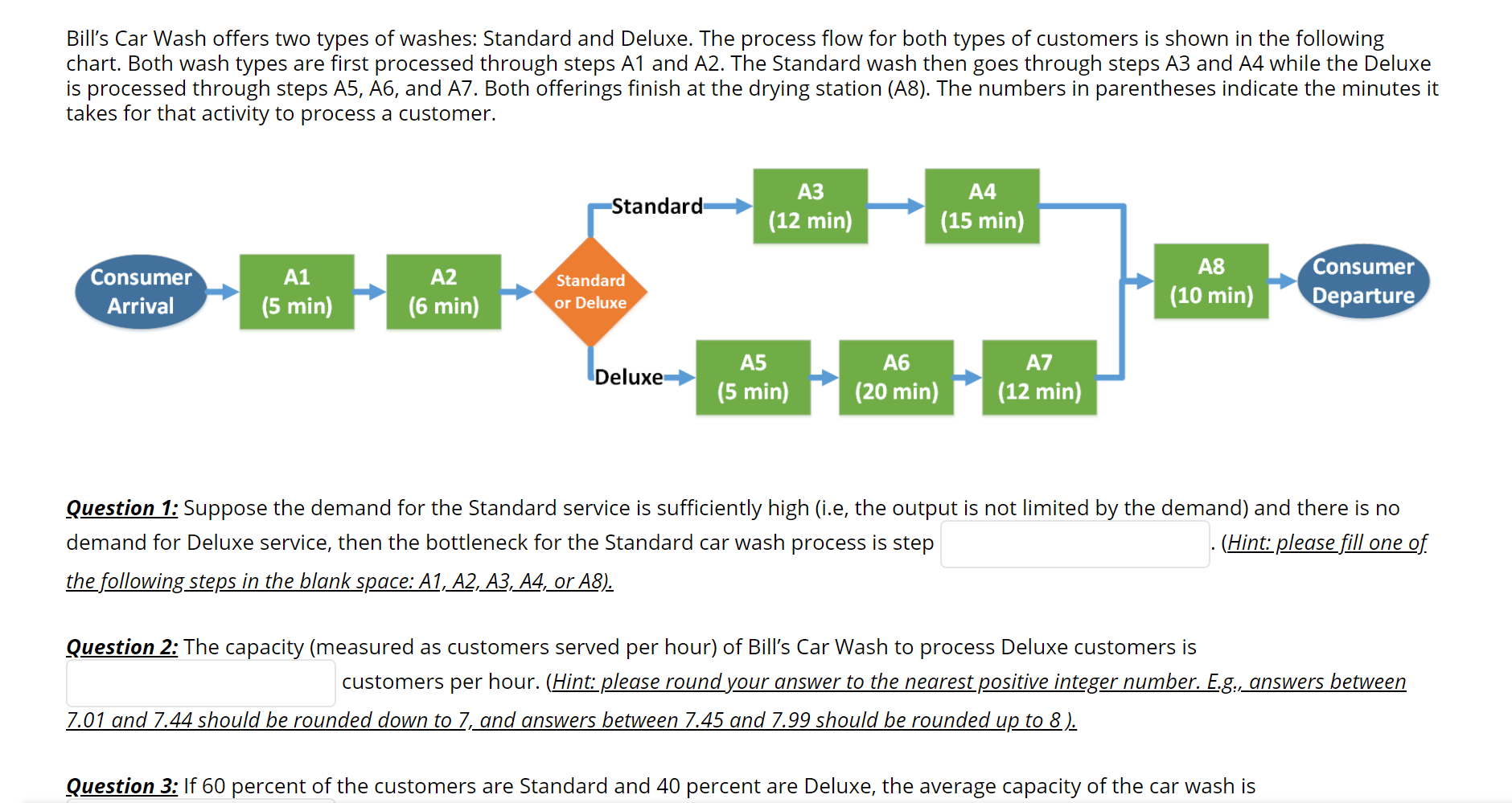 Bill's Car Wash offers two types of washes: