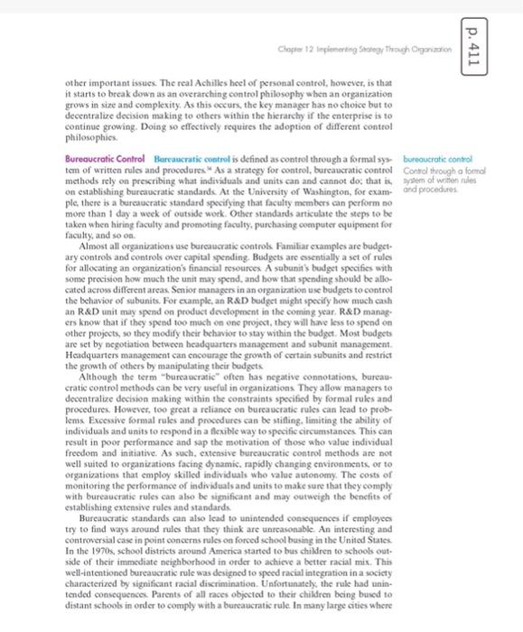 please read chapter and answer the following