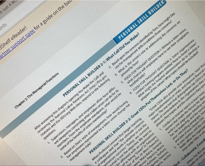 help please In Just 4 We ents Shelf eReader!