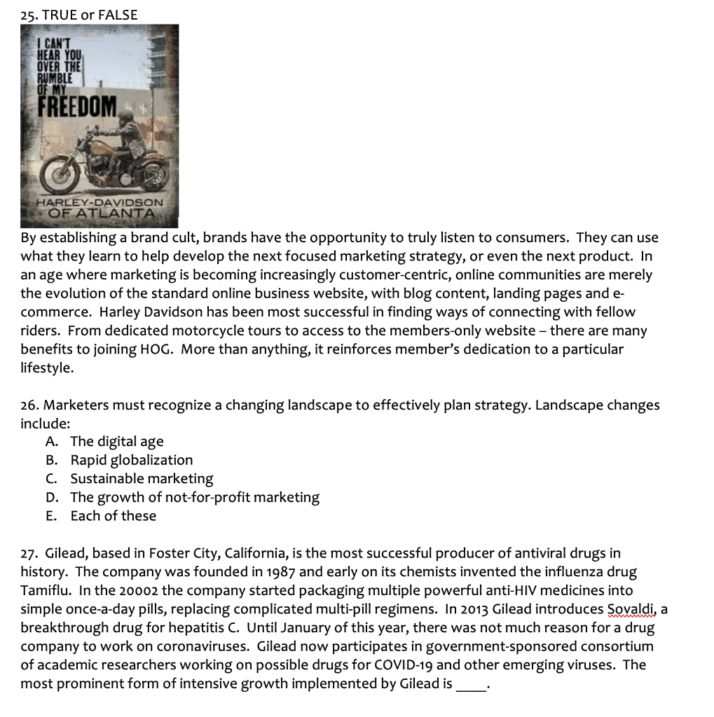 New pictures above. Principle of marketing 25.