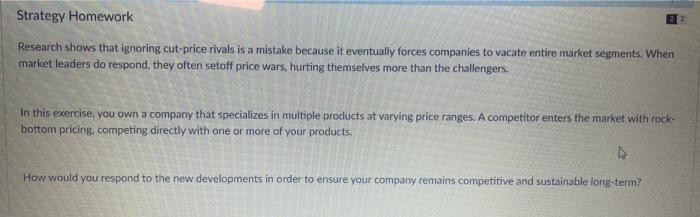 make this original 22 Strategy Homework Research