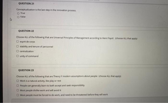 QUESTION 8 tells when and how programmed