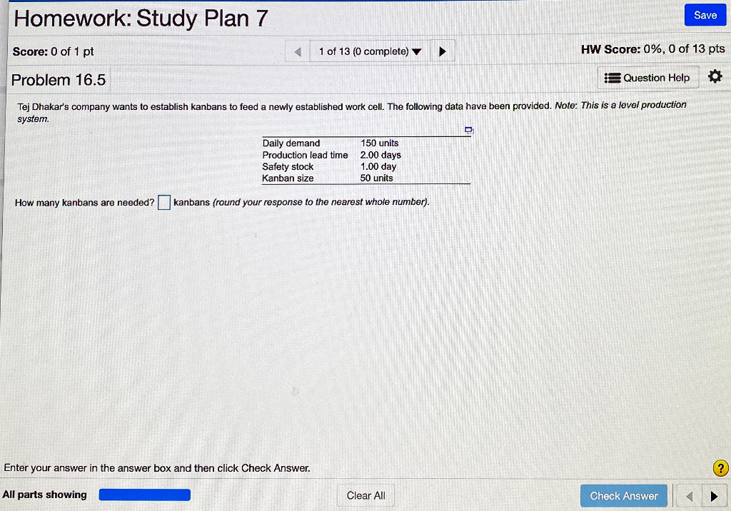 Tej Dhakar's company wants to establish kanbans