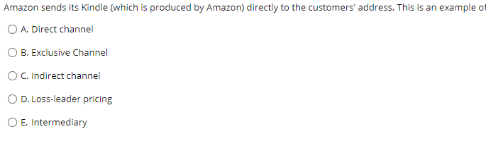 Amazon sends its kindle (which is produced by