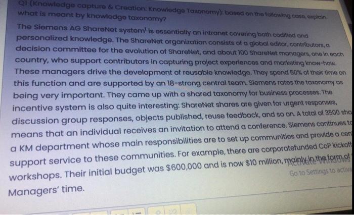 explain it please QI (Knowledge capture &