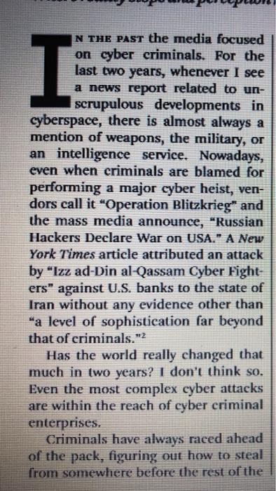 Regarding Risk Assessment Please utilize the