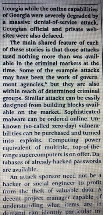 Regarding Risk Assessment Please utilize the