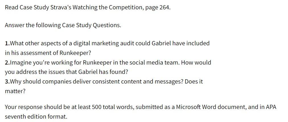 Read Case Study Strava's Watching the