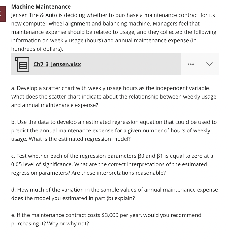Machine Maintenance Jensen Tire \& Auto is