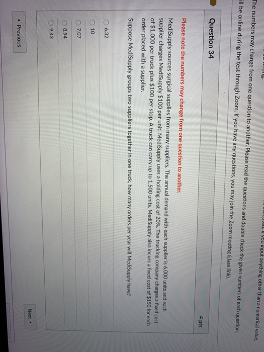 pleu. Il you input anything other than a