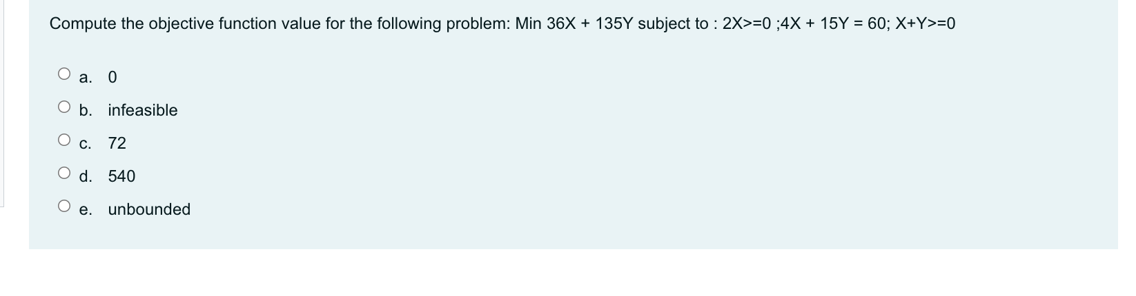 Compute the objective function value for the