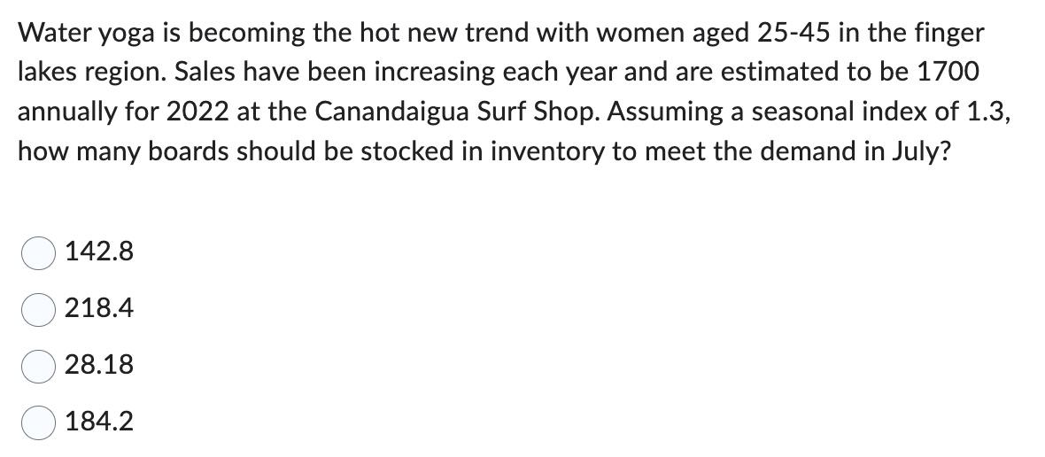 Water yoga is becoming the hot new trend with