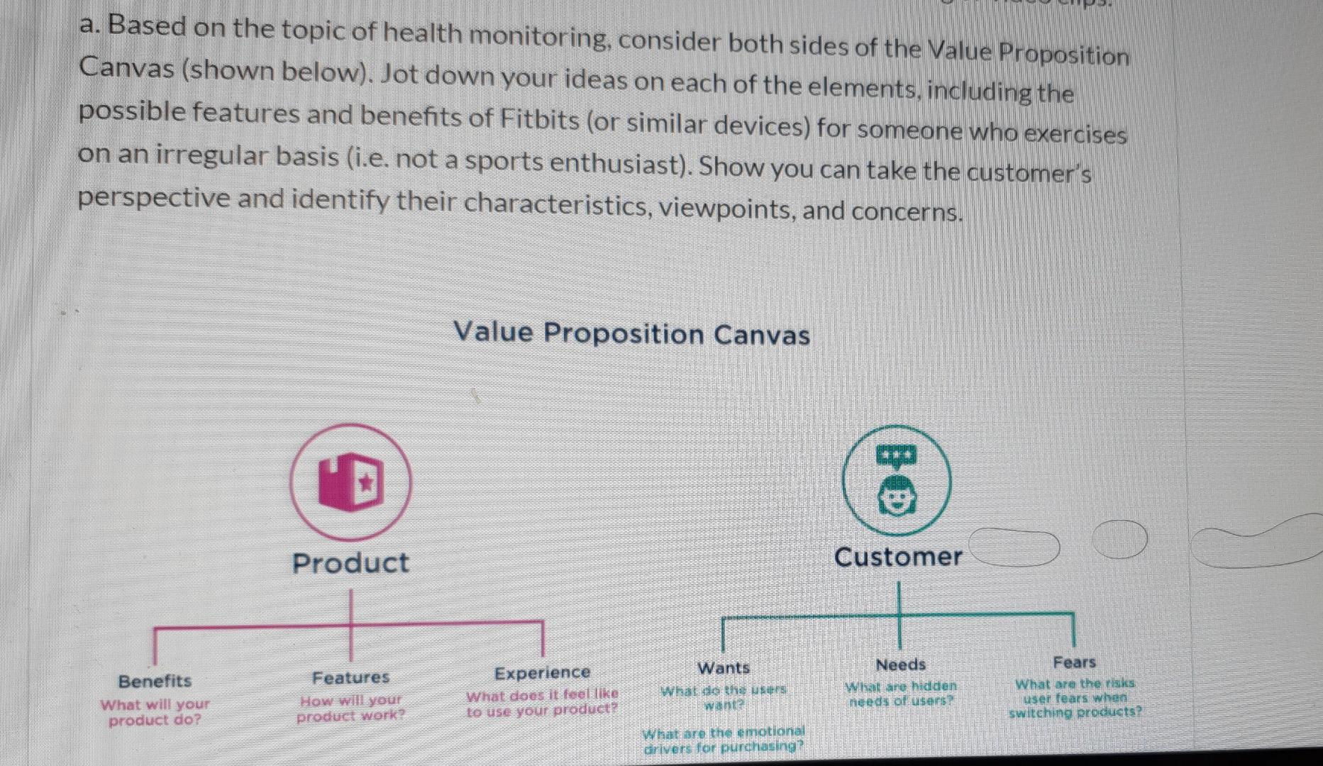 a. Based on the topic of health monitoring,