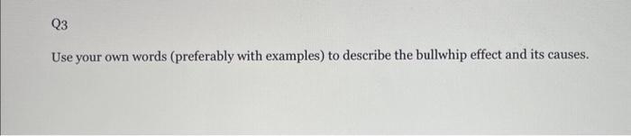 Use your own words (preferably with examples) to