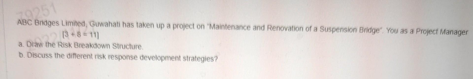 ABC Bridges Limited, Guwahati has taken up a
