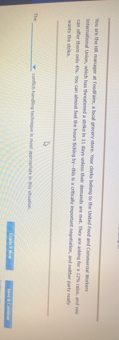 organizational behavior You are the HR manager at