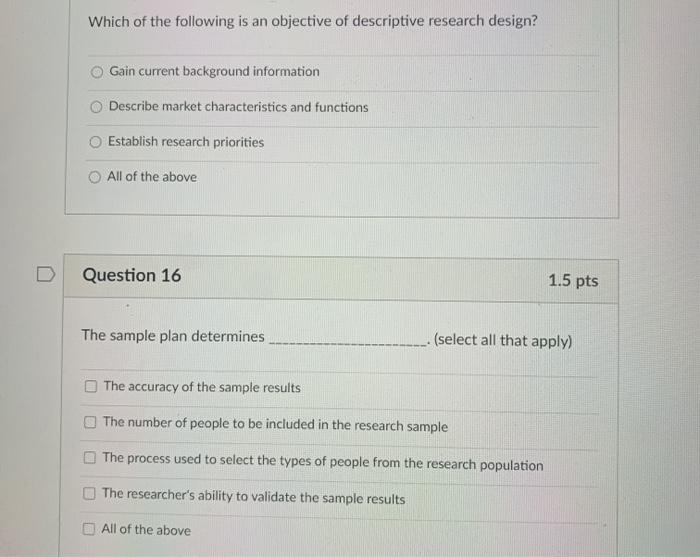 Which of the following is an objective of