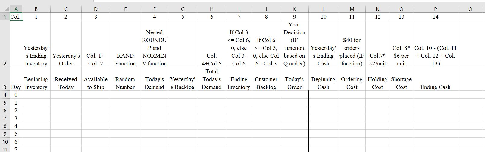 You are in charge of the purchasing department