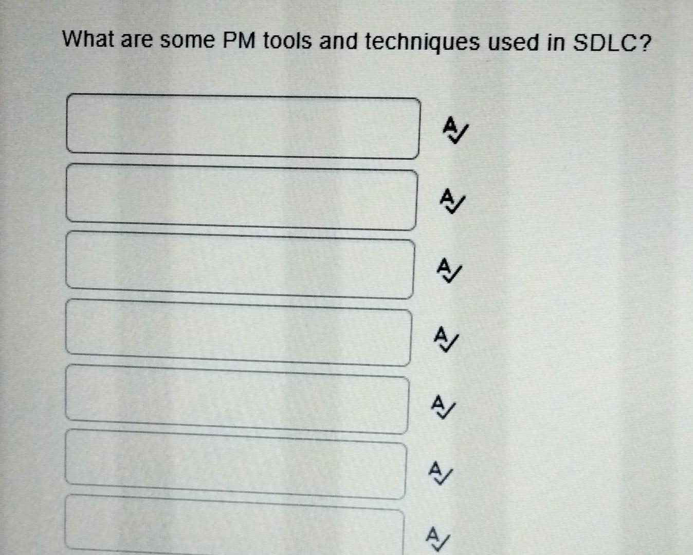 What are some PM tools and techniques used in