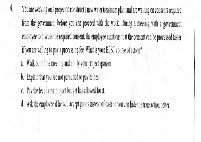 QI. Select your BEST answer and justify your