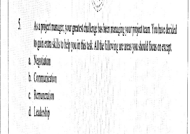 QI. Select your BEST answer and justify your