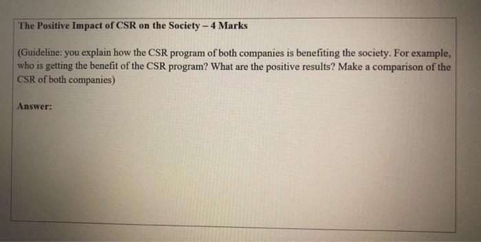 Assignment Choose two organizations operating in