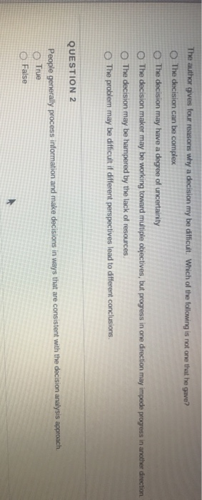 QUESTION 5 When the overall process goes through