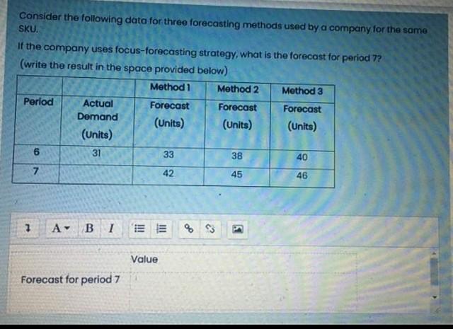 Consider the following data concerning the