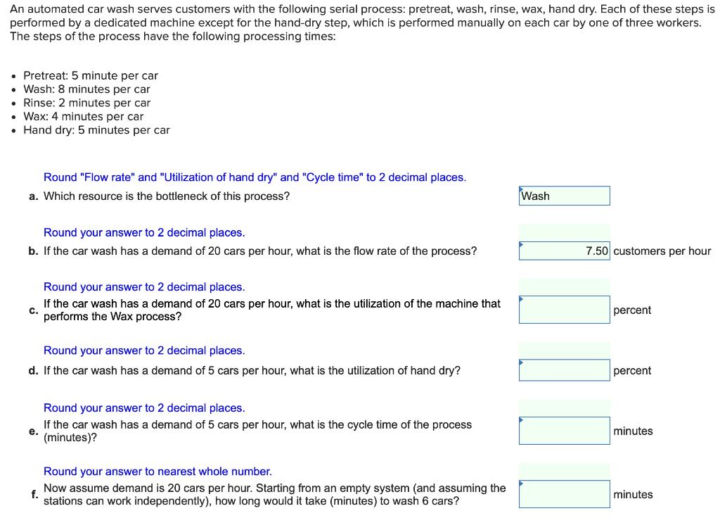 An automated car wash serves customers with the