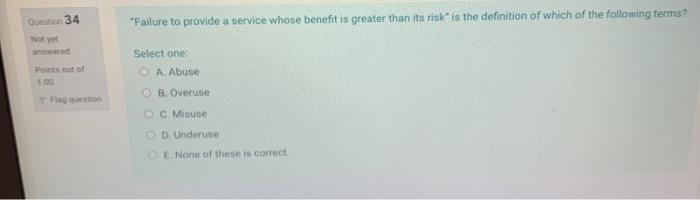 Question 31 Statistical Process Control focuses