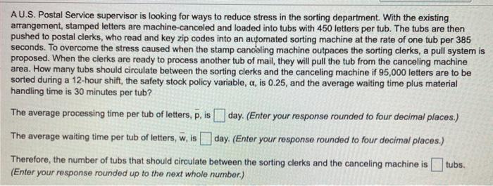 AU.S. Postal Service supervisor is looking for