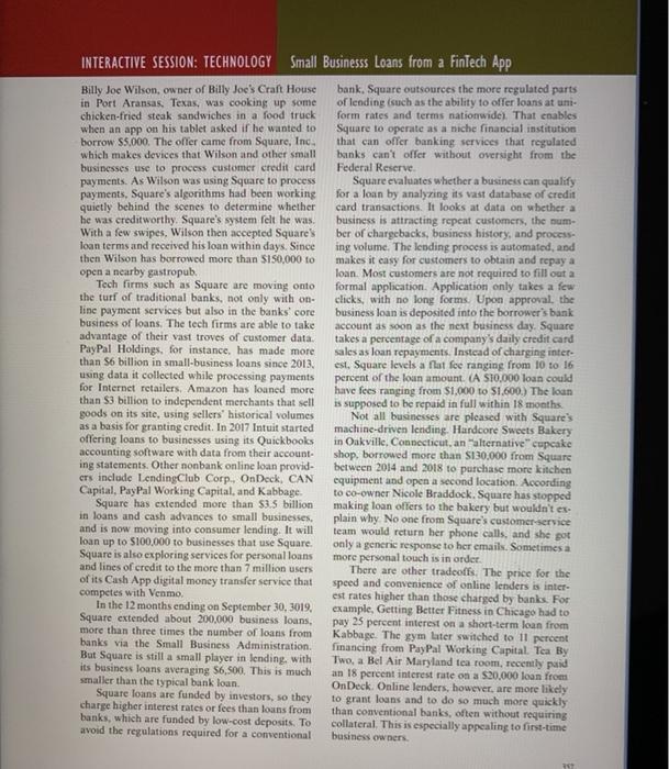 INTERACTIVE SESSION: TECHNOLOGY Small Business