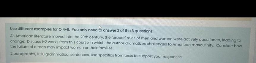 need a solution of this Use different examples