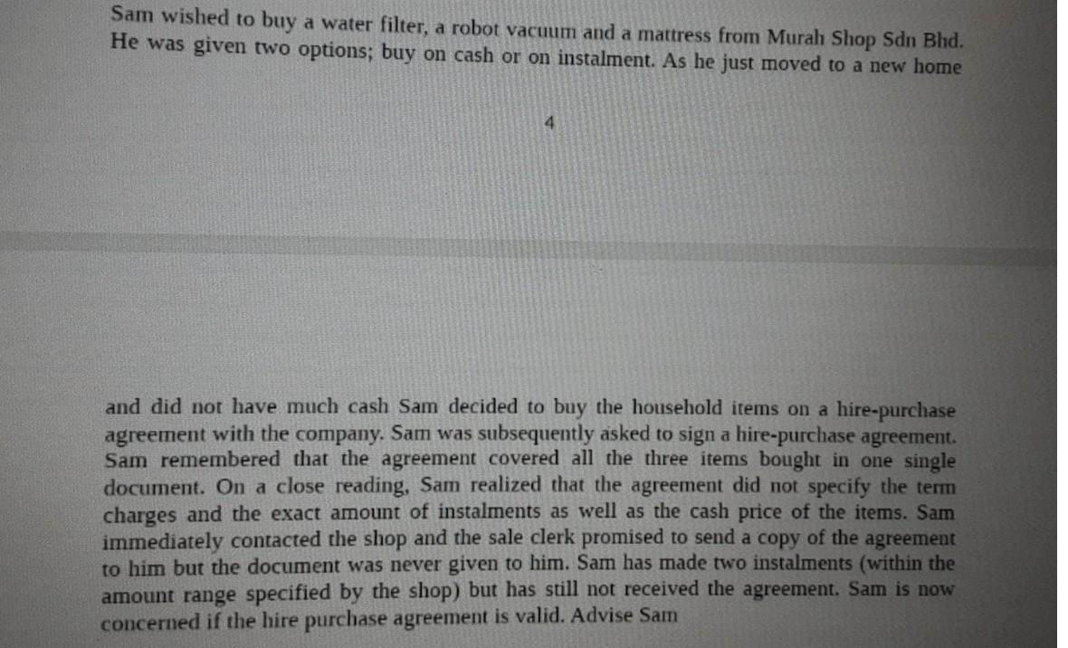 explain problematic based on consideration or