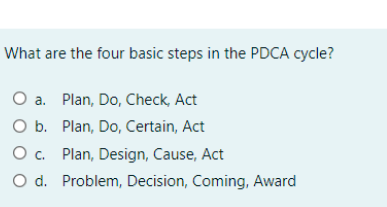 PLEASE HELP What are the four basic steps in the