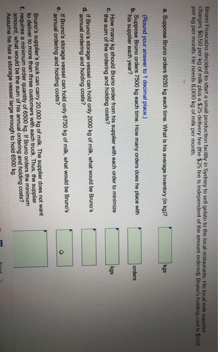 Bruno Fruscalzo decided to start a small