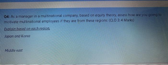 04. As a manager in a multinational company,