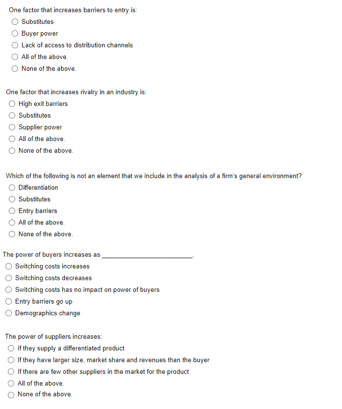 Please answer the above, they're all part of the