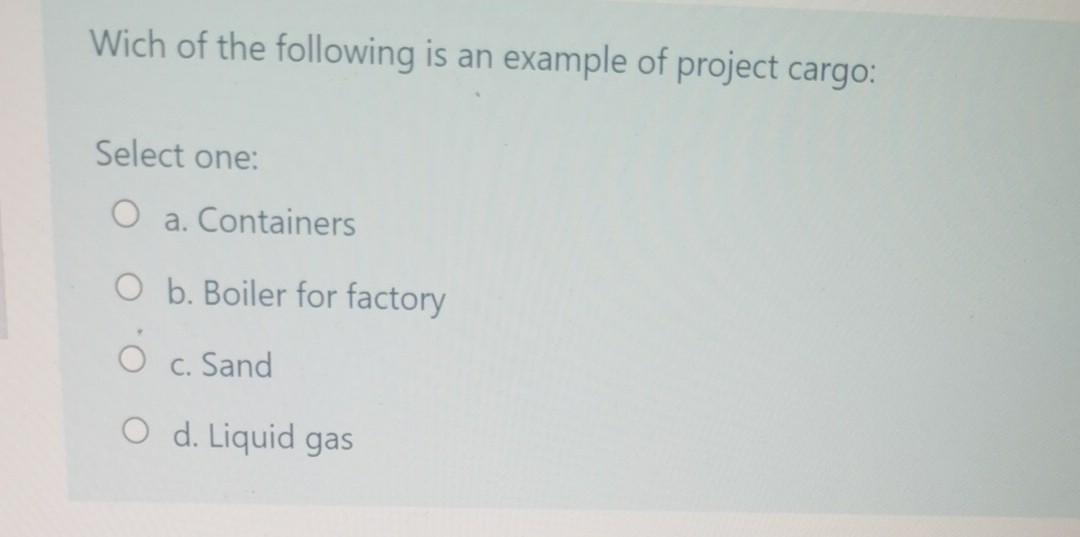 Wich of the following is an example of project