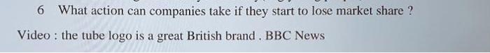 6 What action can companies take if they start to