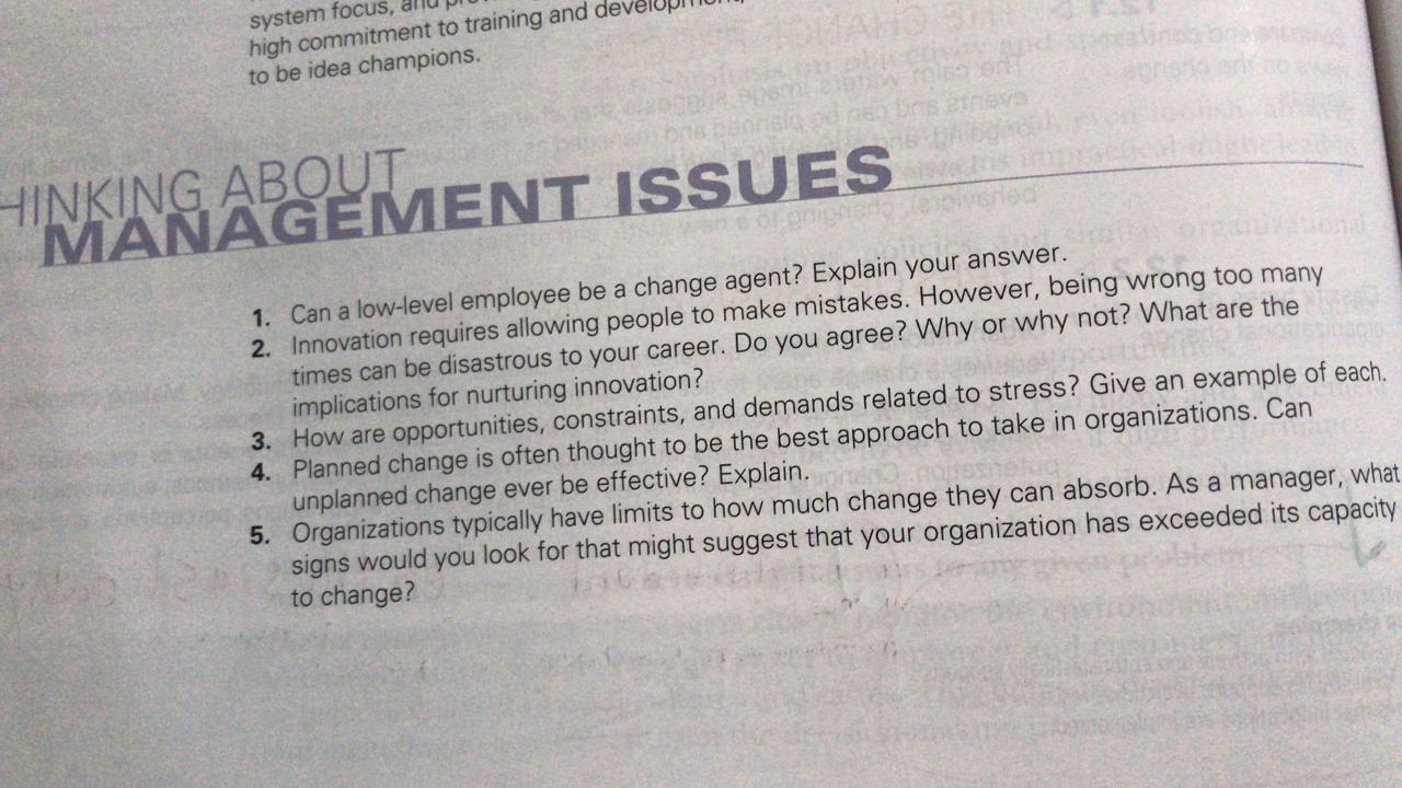 please solve Q5 system focus, all high commitment