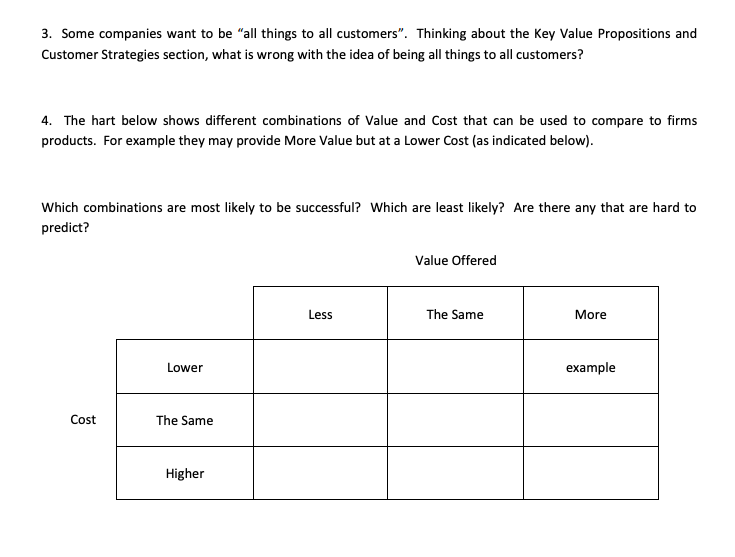 3. Some companies want to be "all things to all