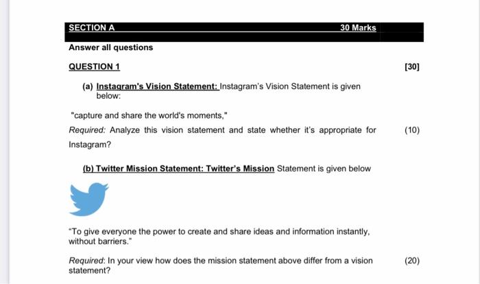 [30] SECTION A 30 Marks Answer all questions