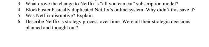 4. Blockbuster basically duplicated Netflix's