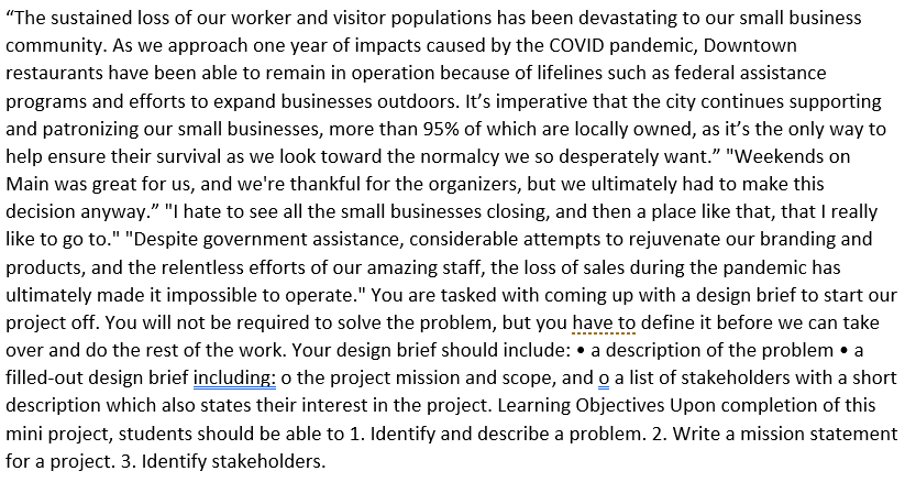 Expert Give me an ides to write this project