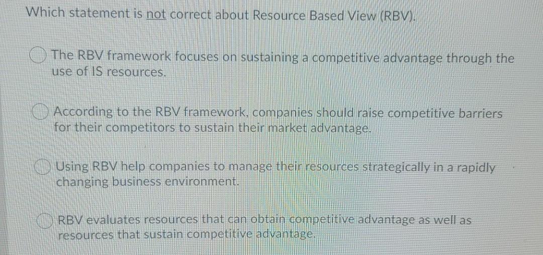 Which statement is not correct about Resource
