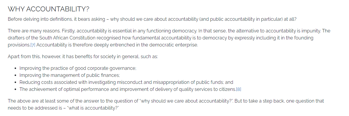 QUESTIONS How does a breakdown in corporate